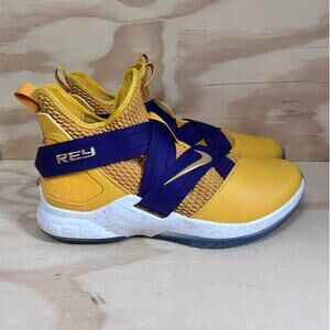 Men's Basketball Shoes in Yellow and Purple